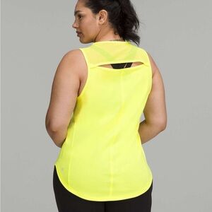 Lululemon Electric Lemon Sculpt Tank Size 4